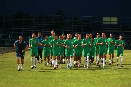 جانب من تدريبات المنتخب الفلسطيني  في تايلاند