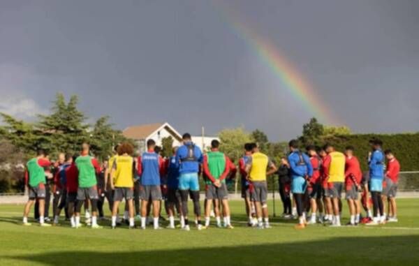 من تدريبات المنتخب