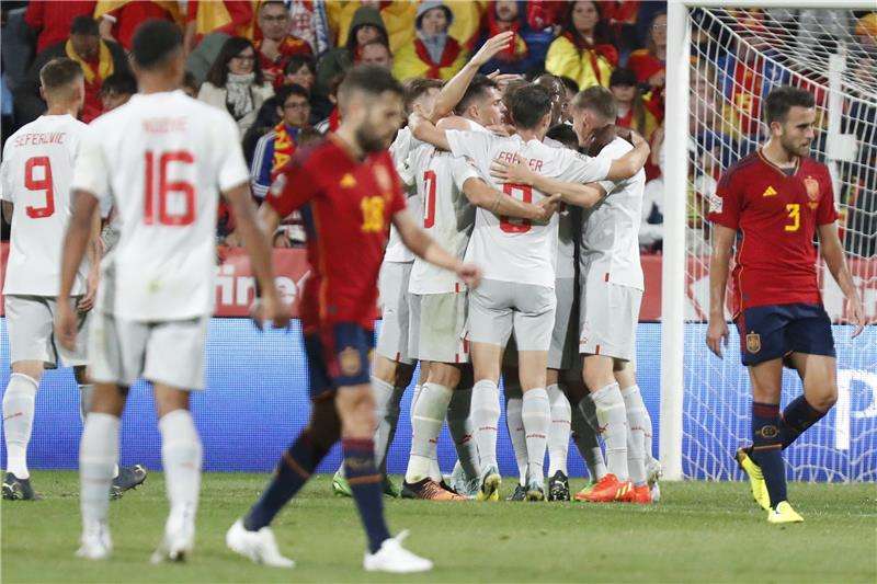 من مواجهة إسبانيا وسويسرا