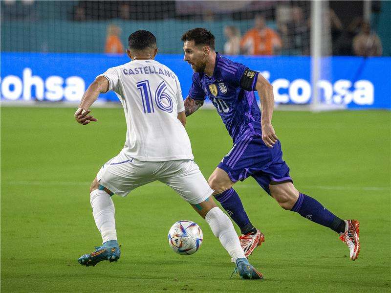 ميسي من مواجهة الهندوراس الأخيرة