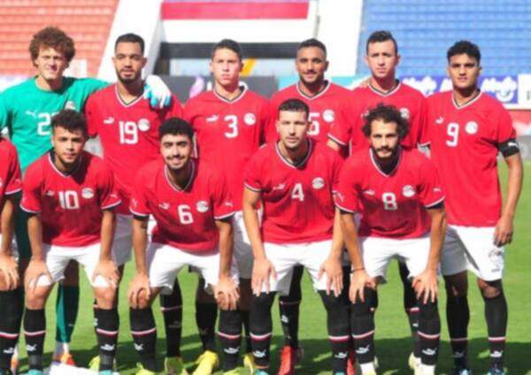 لاعبو منتخب مصر الأولمبي