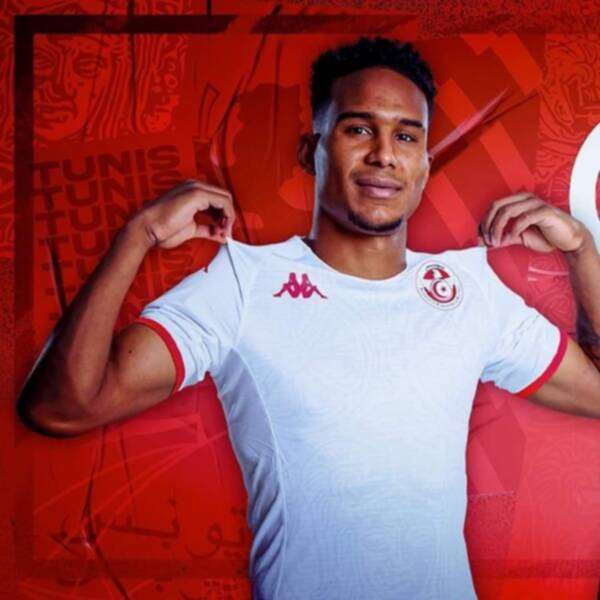 سيف الجزيري بقميص منتخب تونس