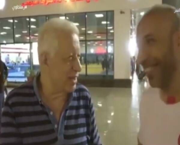 مرتضى منصور وأيمن عبد العزيز