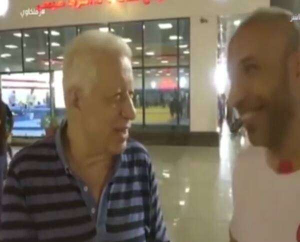 مرتضى منصور وأيمن عبد العزيز