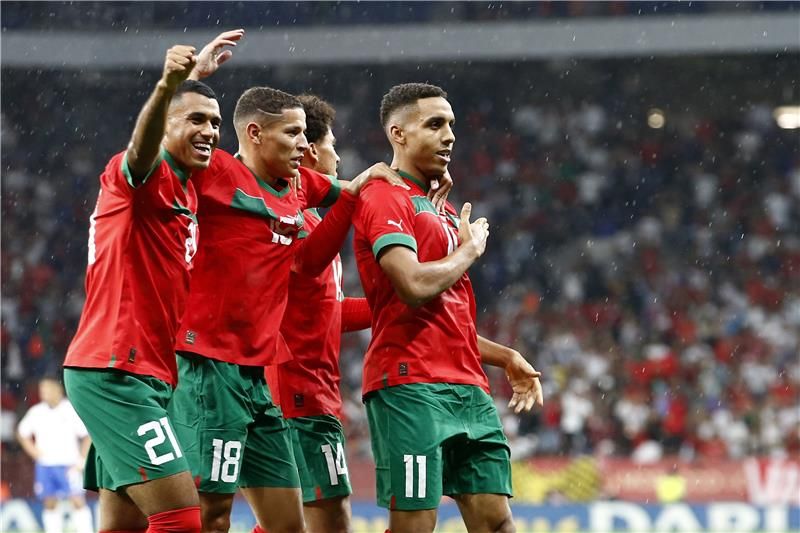 لاعبو منتخب المغرب