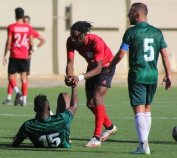من المباراة