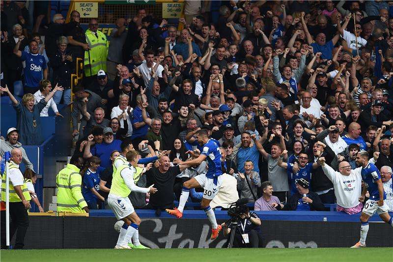 من مباراة سابقة لإيفرتون أمام ليفربول