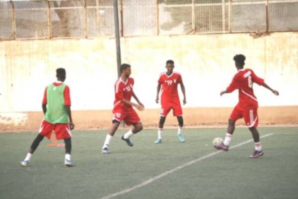 من مران المنتخب الأولمبي السوداني