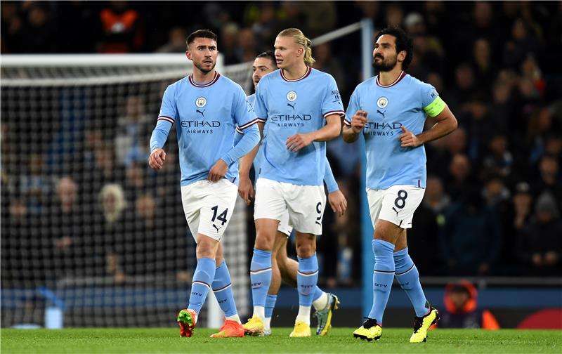 لاعبو مانشستر سيتي