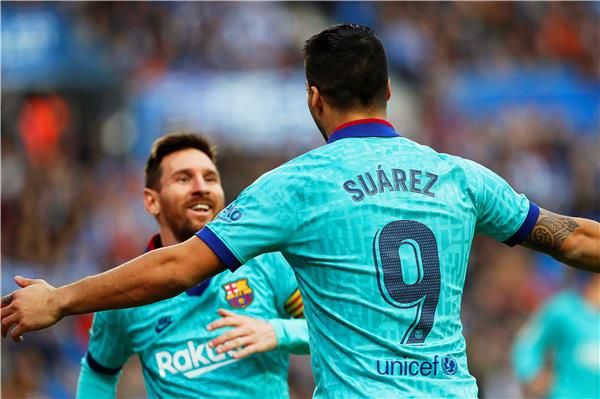 سواريز وميسي