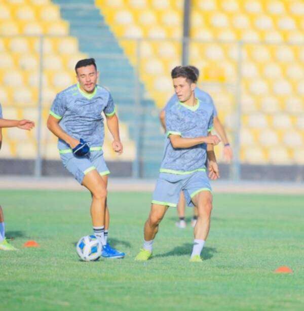 جانب من تدريبات الفريق