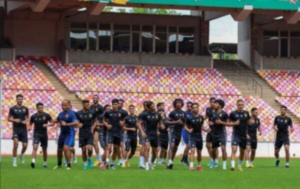 من تدريبات الترجي في أبوجا