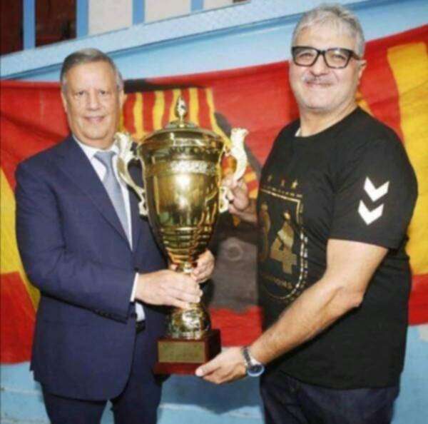 السبكي مع رئيس الترجي بلقب بطولة أفريقيا