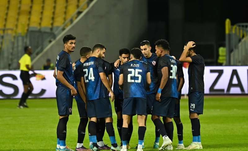 الزمالك بالطاقم الأزرق أمام فلامبو