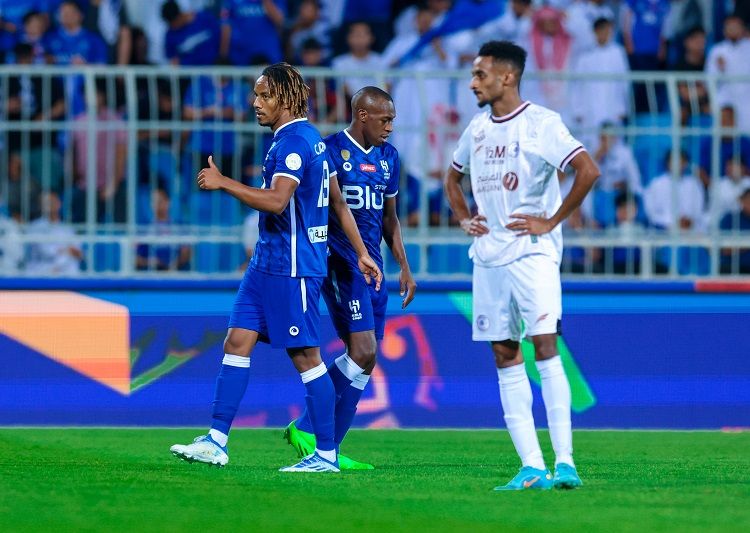 من اللقاء (نقلا عن حساب الهلال على تويتر)