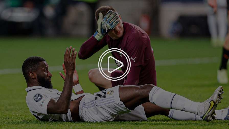 لحظة إصابة روديجر