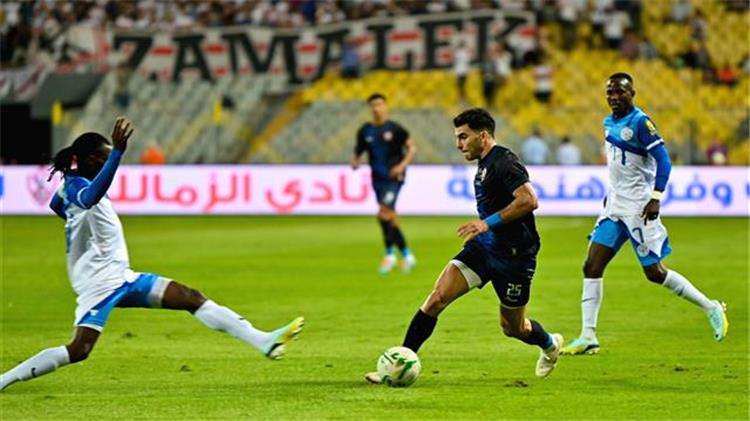 جانب من مواجهة الزمالك وفلامبو الأخيرة