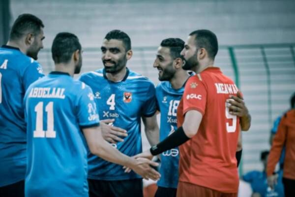 فريق الطائرة بالأهلي