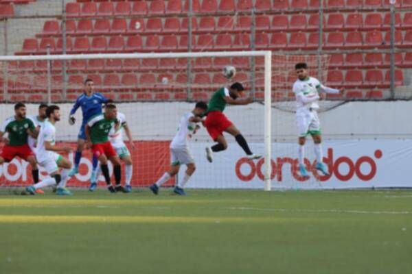 من مباراة الأمعري وإسلامي قلقيلية