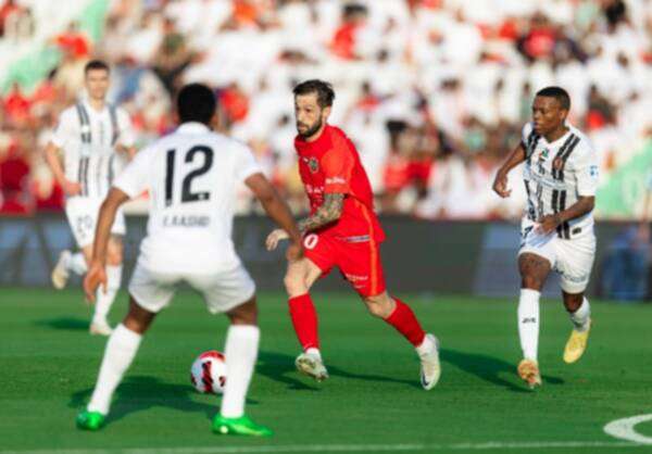 مباراة شباب الأهلي والجزيرة