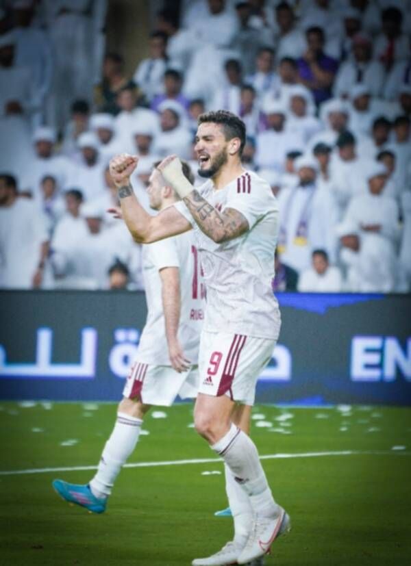 فرحة لاعبي الوحدة