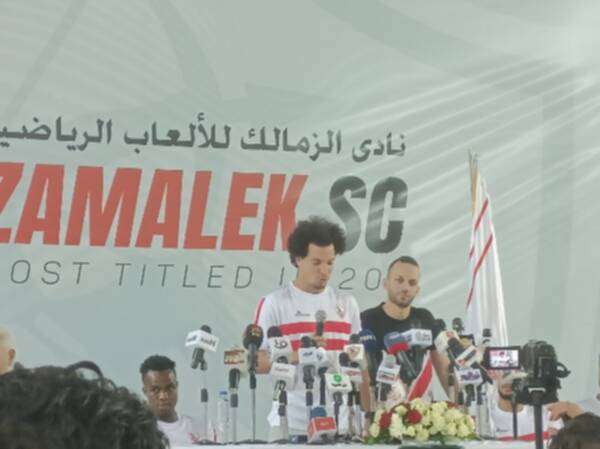 عمرو السيسي- من المؤتمر الصحفي