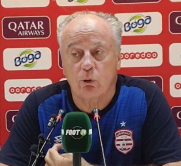 برتران مارشان خلال المؤتمر الصحفي