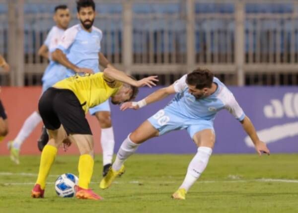 من مباراة الأهلي والرفاع