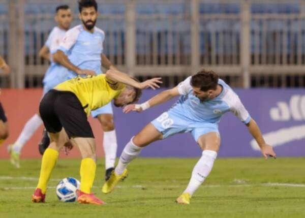 من مباراة الأهلي والرفاع