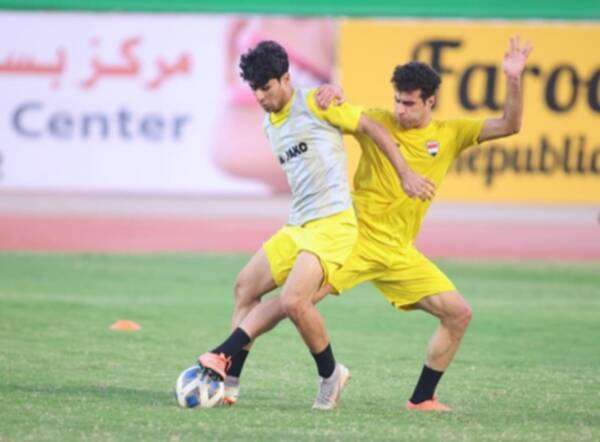 من تدريبات المنتخب العراقي