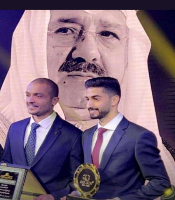 شبيب الخالدي من مراسم التتويج