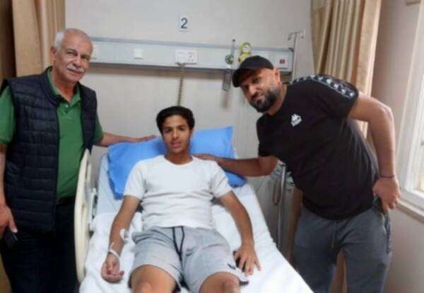 شلباية وجمال خلال زيارة عزازمة