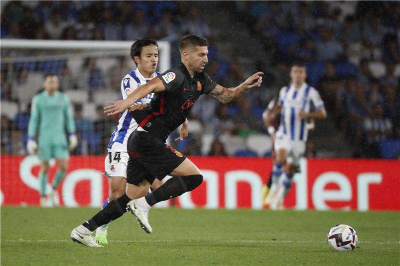 من مباراة ريال سوسييداد و ريال مايوركا