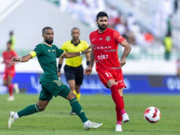 مباراة خورفكان وشباب الأهلي