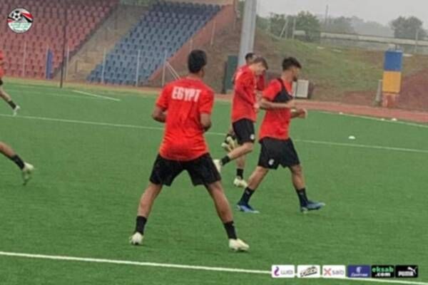 من تدريبات الفراعنة (المصدر: الاتحاد المصري لكرة القدم)