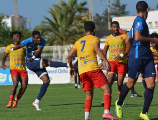 من مباراة هلال الشابة واتحاد تطاوين