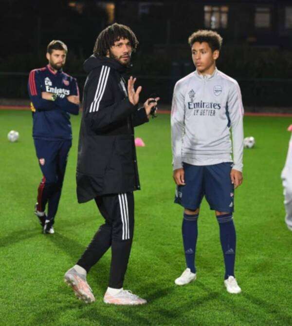 النني من تدريبات الفريق