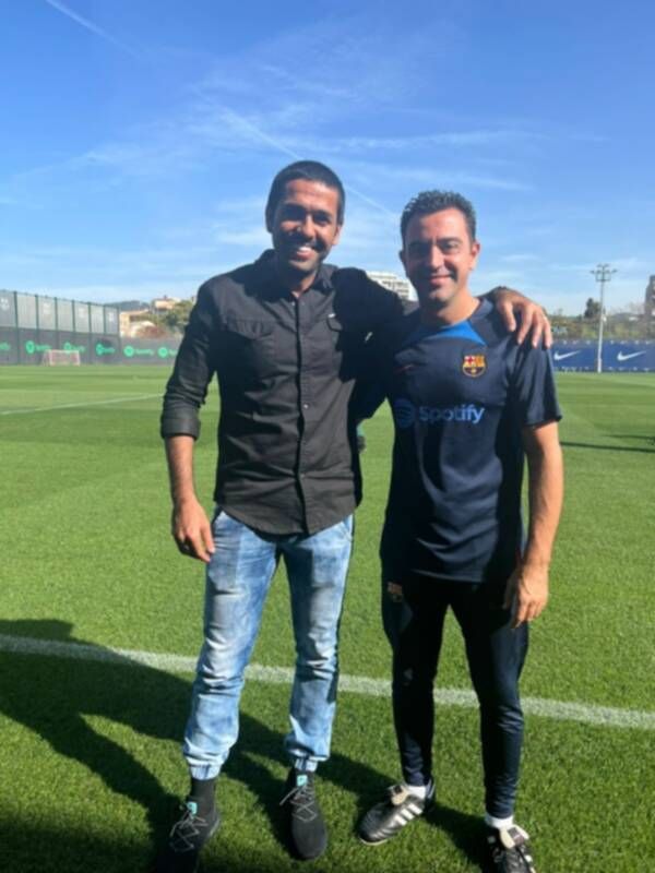 طلال البلوشي وتشافي