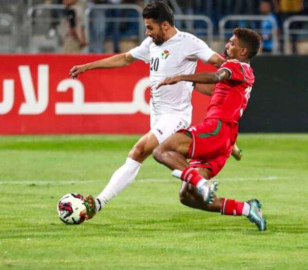 من احدى مباريات منتخب الاردن