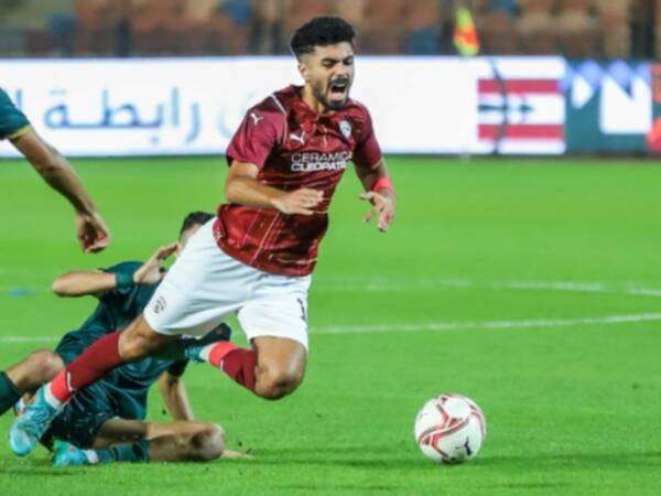 من مباراة الزمالك وسيراميكا