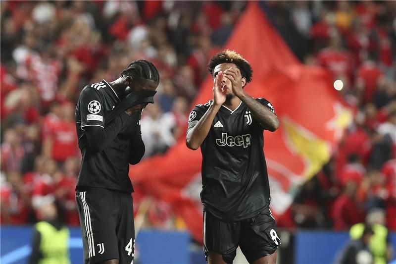 من مباراة يوفنتوس وبنفيكا