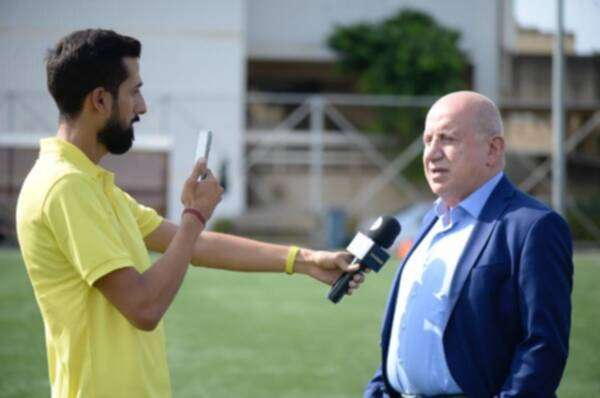 هاشم حيدر مع مراسل كووورة