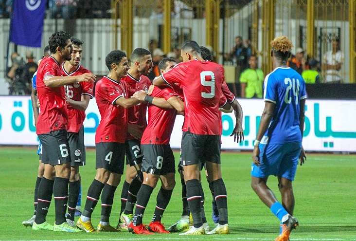 لاعبو منتخب مصر