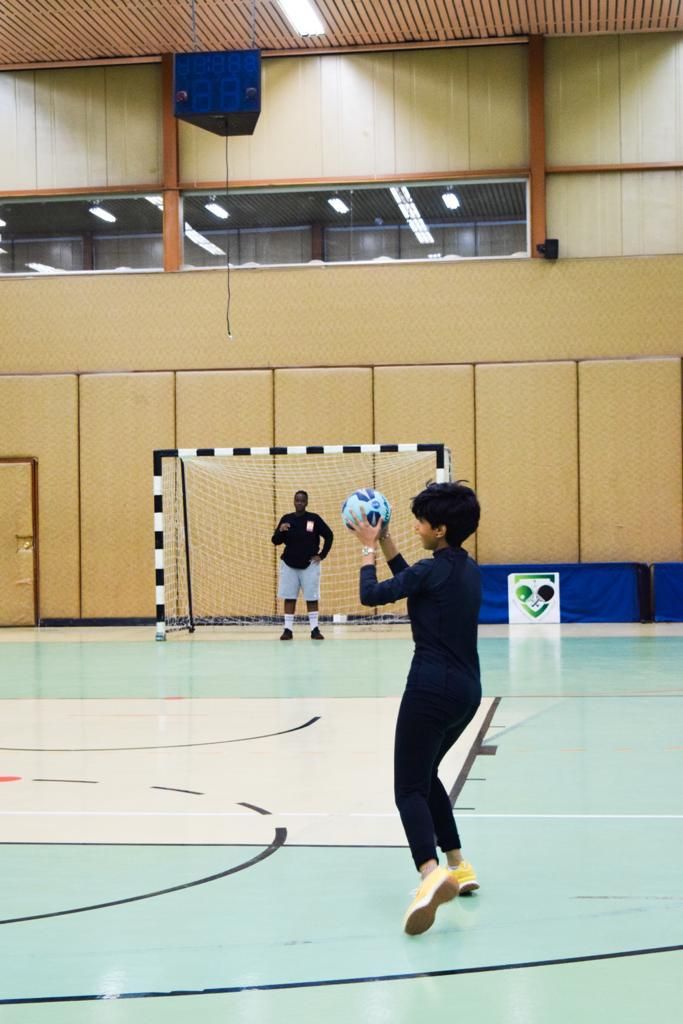 من تجارب الأداء لكرة اليد في المدينة المنورة