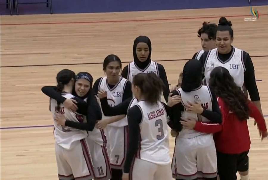 لاعبات جدة يونايتد بعد التأهل للنهائي