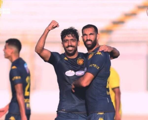 فرحة لاعب الترجي امين بن حميدة