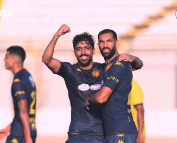 فرحة لاعب الترجي امين بن حميدة