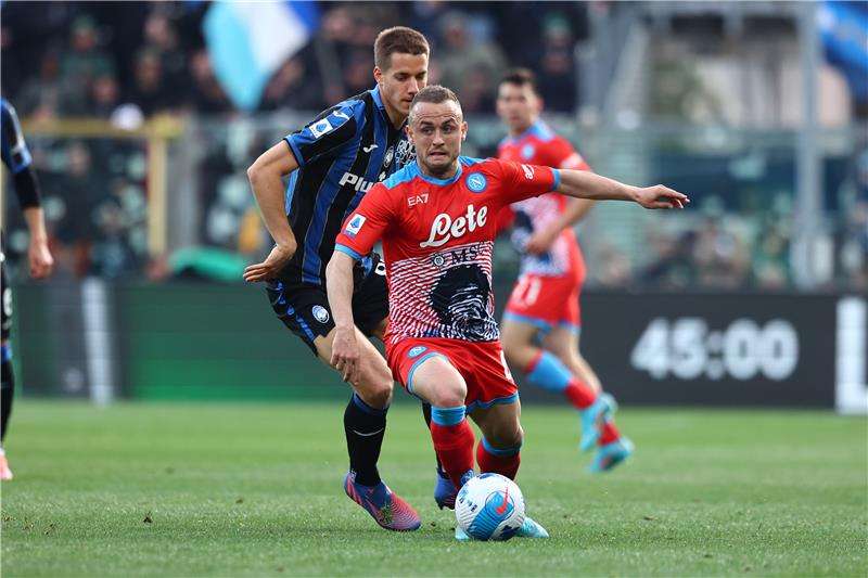 من مباراة سابقة بين أتالانتا ونابولي