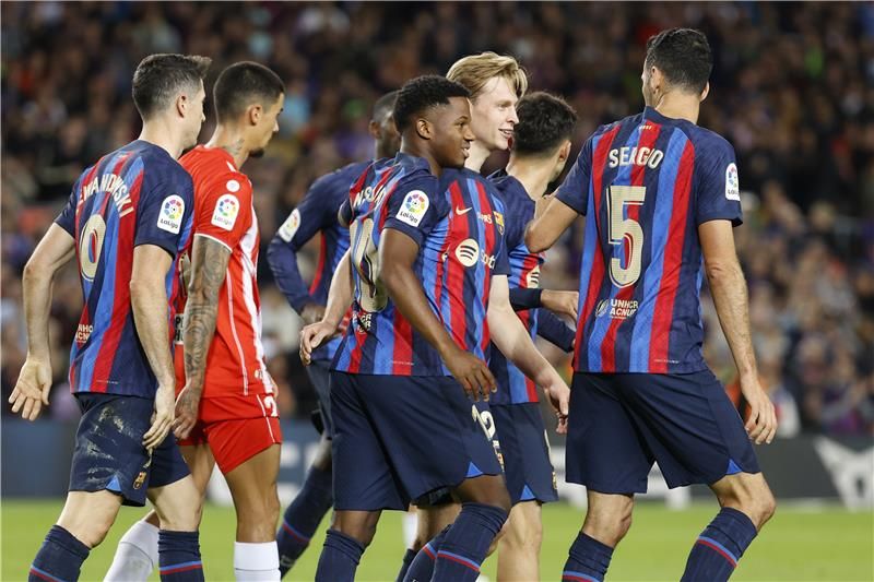 لاعبو برشلونة