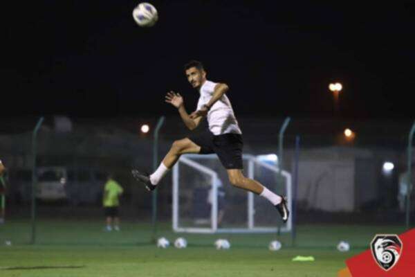 من معسكر منتخب سوريا